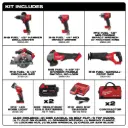 Milwaukee 3697-27 M18 FUEL™ 7-Tool Combo Kit