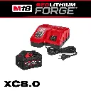 Milwaukee 48-59-1881 M18™ REDLITHIUM™ FORGE™ XC8.0 Starter Kit