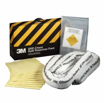 [MMM_7000001939] 3M™ Chemical Sorbent Spill Response Pack SRP-CHEM, 3 Pack/Case