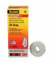3M Scotch® Vinyl Color Coding Electrical Tape 35, 3/4 in x 66 ft, Gray, 10 rolls/carton, 100 rolls/Case