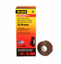 3M Scotch® Vinyl Color Coding Electrical Tape 35, 3/4 in x 66 ft, Brown, 10 rolls/carton, 100 rolls/Case