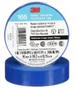 3M™ Temflex™ Vinyl Electrical Tape 165, Blue, 3/4 in x 60 ft (19 mm x 18 m), 6 mil, 100 Rolls/Case