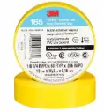 3M™ Temflex™ Vinyl Electrical Tape 165, Yellow, 3/4 in x 60 ft (19 mm x 18 m), 6 mil, 100 Rolls/Case