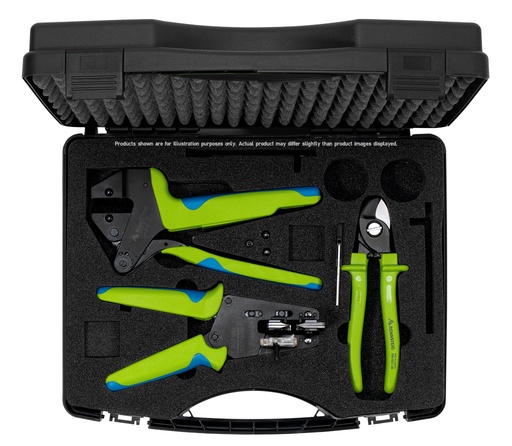 [RSG_624 105-52 RT] Rennstieg Professional Solar Wiring/Crimping Kit for MC4™ (12/10 AWG (stamped&formed) and 8 AWG (solid) solar contacts)/H4 (14/12/10/8 AWG solar contacts)