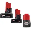Milwaukee M12 REDLITHIUM 3-Pack Battery Kit