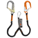 Skylotec SKYSAFE PRO FLEX ALU, Double Leg with One Silver and One Orange Aluminum Rebar Hook (L-0558-1,8)