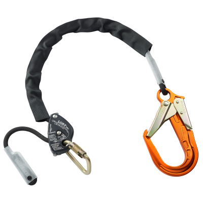 [SKY_L-0695-2] Skylotec Lory PRO Work Pos./Descender with 2 M rope & ANSI Z359.12 Aluminum Rebar Hook & protective sheath