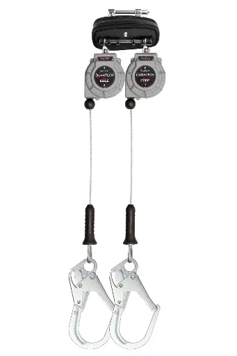 [FAL_83909TP3] Falltech 83909TP3 9' Cable DuraTech LE SRL, Twin-legs with Steel Rebar Hooks