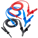 AEMC Lead – Set of 3, 25 ft 5kV safety w/clips for Megohmmeter Models 5050, 5060, 5070, & 6505 Replacement for Cat #2119.86 (2151.32)