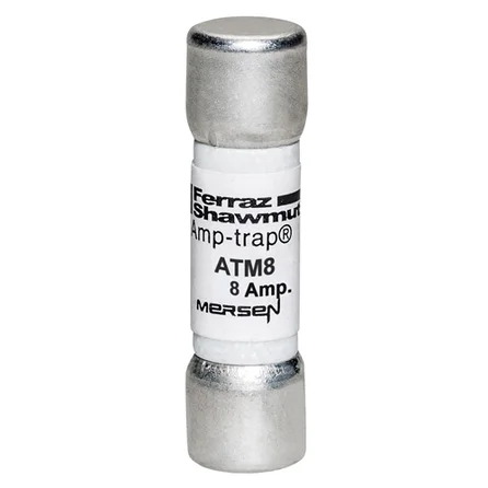 [MSN_ATM8] Mersen ATM8 Fuse ATM - Midget - Fast-Acting 600VAC 600VDC 8A Ferrule Amp-Trap®