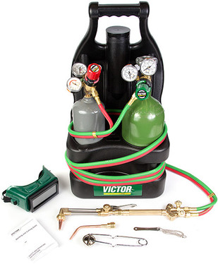 [VIC_0384-0944] Victor G150-100-CPT HVAC MC Torch Set W/Tanks