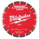 Milwaukee 49-93-9312 12" Segmented Masonry & Concrete Diamond Blade