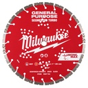 Milwaukee 49-93-9014 14" DIAMOND MAX™ Segmented Turbo, General Purpose Diamond Blade