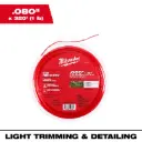 Milwaukee 49-16-2811 .080" x 320’ (1 lb.) Twisted Trimmer Line