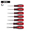 Milwaukee 48-22-2548 7pc Metric HollowCore™ Magnetic Nut Driver Set