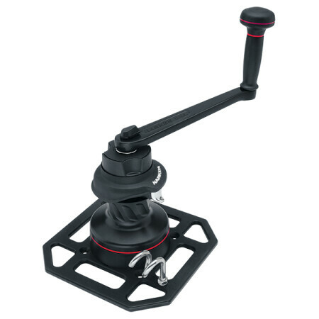 [HKN_INTCLHRW500KIT] Harken INTCLHRW500KIT TOP-CRANK LOKHEAD RIGGING WINCH 500 WITH PLATE, HANDLE