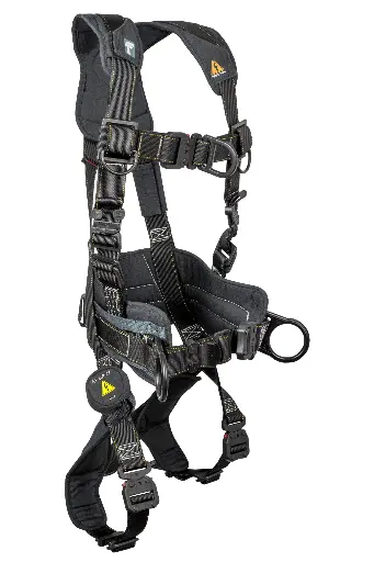 [FAL_7050FD] FallTech 7050FD Arc Flash Nylon 4D Construction Climbing Full Body Harness, Quick-connect Adjustments