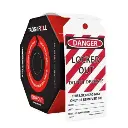 Accuform OSHA Danger Tags By-The-Roll: Locked Out Do Not Operate Roll/100