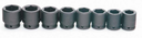 Williams 3/4" Drive Impact Socket SET, 6-PT, 8-PC (JHWMS-6-8H)