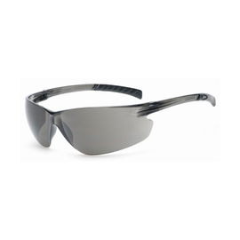 [RAD_64051225] GLASSES SAFETY GRAY ANTI-SCRATCH ANTI-FOG CLASSIC PLUS UNFRAMED CHARCOAL FLEXIBLE TEMPLE WITH GRIPS WRAP-AROUND SINGLE ANSI Z87+