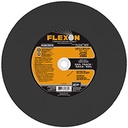 Flexovit RailFlexon ZA30PB Type 1 High Speed Cutoff Wheel, 16” x 1/8” x 1”, 4,800RPM, Pack/10