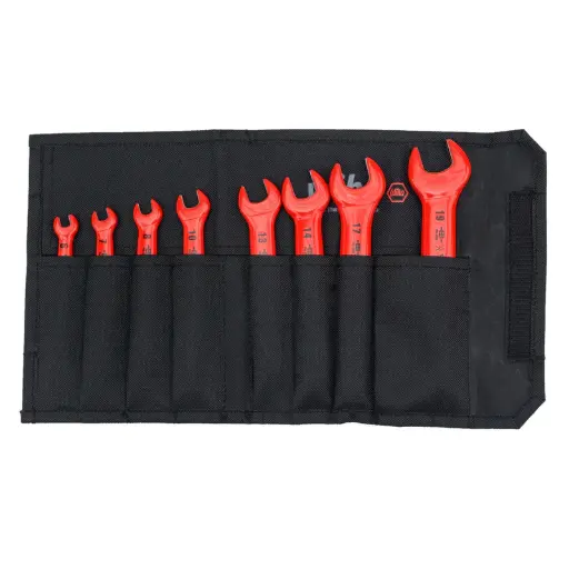 [WIHA_20093] Wiha 20093 8 Piece Insulated Open End Wrench Set - Metric