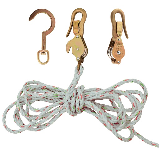 [KLN_H180230SSR] Klein H180230SSR Block and Tackle, Spliced to Block 268, w/Hook 259