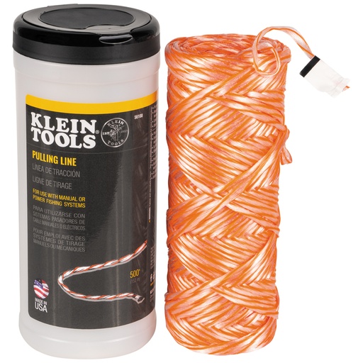 [KLN_56108] Klein 56108 Poly Pull Line with Orange Tracer 500-Feet