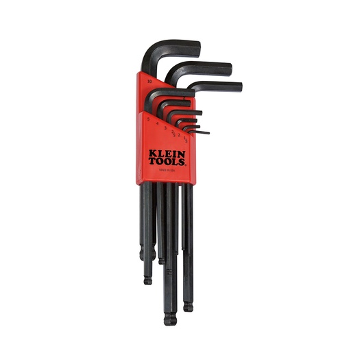 [KLN_BLMK10] Klein BLMK10 L Style Ball End Hex Key Caddy Set Metric 9-Piece