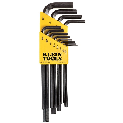 [KLN_LLK12] Klein LLK12 L-Style Hex Key Caddy Set 12-Piece