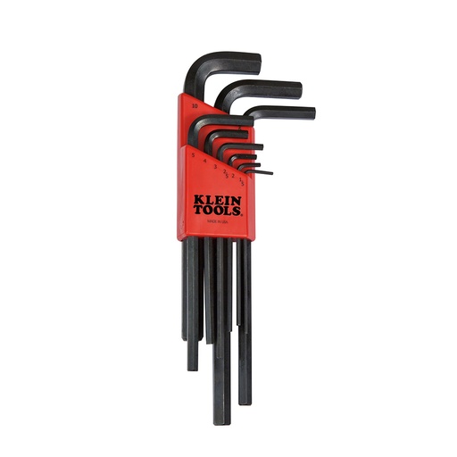[KLN_LMK10] Klein LMK10 L-Style Hex Key Caddy Set Metric, 9-Piece