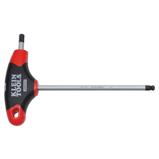 [KLN_JTH6E15BE] Klein JTH6E15BE 3/8-Inch Ball-End Hex Key, Journeyman™ T-Handle, 6-Inch