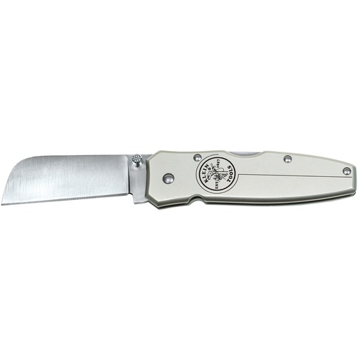 [KLN_44007] Klein 44007 Lightweight Lockback Knife 2-1/2-Inch Coping Blade, Silver Handle