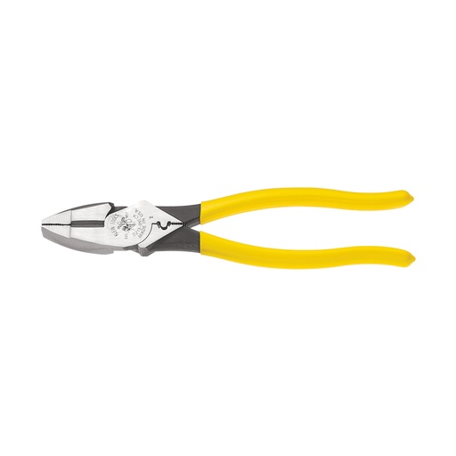 [KLN_D2139NECR] Klein D2139NECR Lineman's Crimping Pliers, 9-Inch