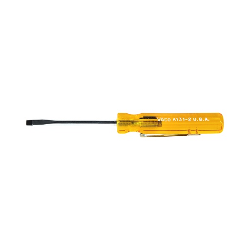 [KLN_A1312] Klein A1312 1/8-Inch Keystone Pocket Clip Screwdriver, 2-Inch Round Shank