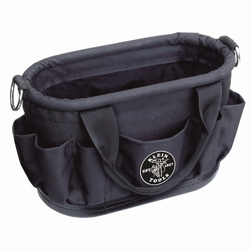 [KLN_58886] Klein 58886 Tool Tote, Polyester, 7-Pocket with Drain Holes