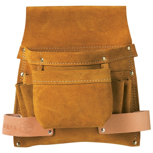 [KLN_42241] Klein 42241 Tool Pouch, 6-Pockets for Nails, Screws and Tools