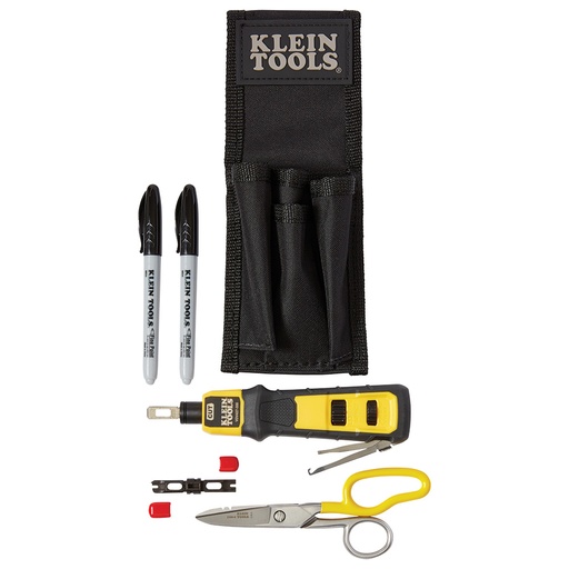 [KLN_VDV027813] Klein VDV027813 LAN Installer Starter Kit, Punchdown