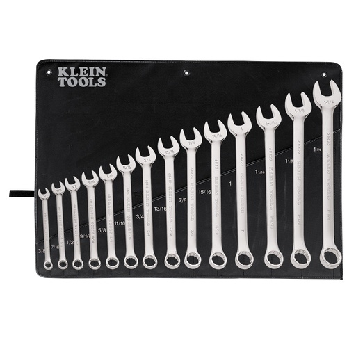 [KLN_68406] Klein 68406 Combination Wrench Set, 14-Piece