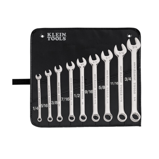 [KLN_68402] Klein 68402 Combination Wrench Set, 9-Piece