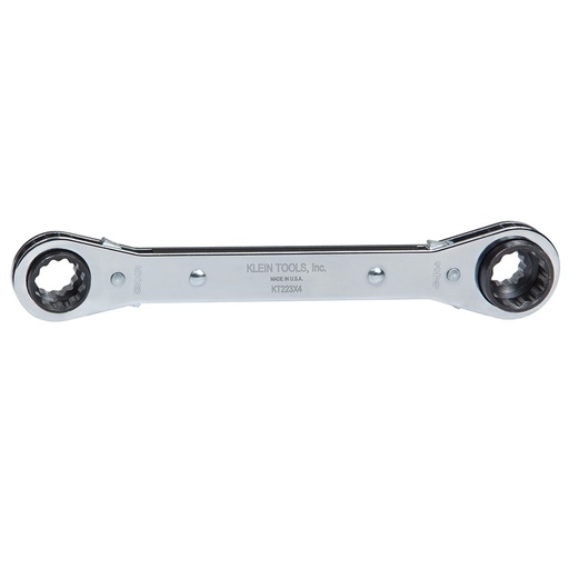[KLN_KT223X4] Klein KT223X4 Lineman's Ratcheting 4-in-1 Box Wrench