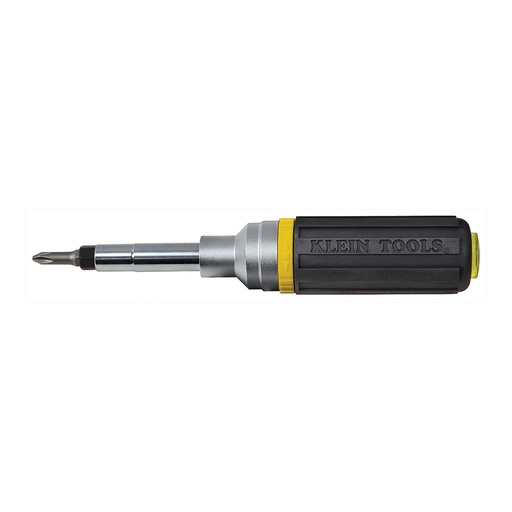 [KLN_32558] Klein 32558 Multi-Bit Screwdriver / Nut Driver, 6-in-1, Ratcheting