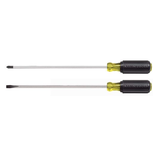 [KLN_85072] Klein 85072 Screwdriver Set, Long Blade Slotted and Phillips, 2-Piece
