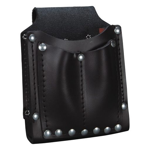 [KLN_5145] Klein 5145 Utility Pouch, 3-Pocket, Leather