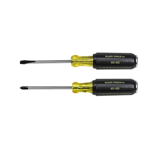 [KLN_32008] Klein 32008 Screwdriver Set, Demolition and Phillips, 2-Piece