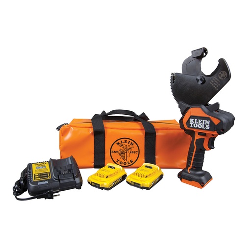 [KLN_BAT20G2] Klein BAT20G2 Battery-Operated ACSR Open-Jaw Cutter, 2 Ah