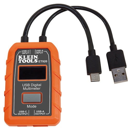 [KLN_ET920] Klein ET920 USB Digital Meter, USB-A and USB-C
