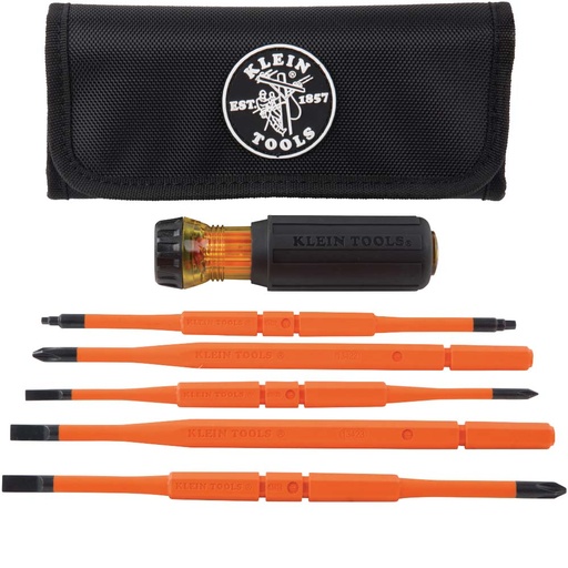 [KLN_32288] Klein 32288 8-in-1 Insulated Interchangeable Screwdriver Set