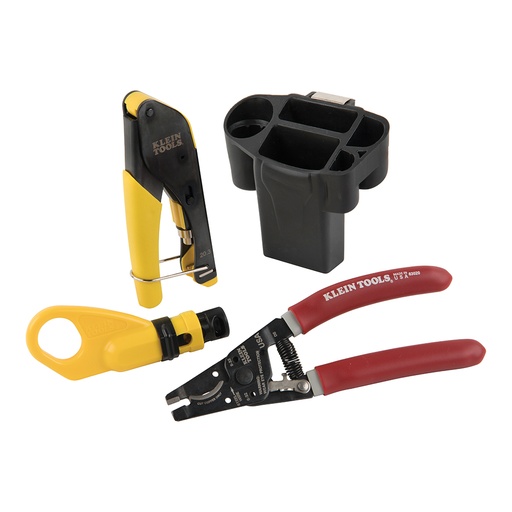 [KLN_VDV011852] Klein VDV011852 Coax Cable Installation Kit with Hip Pouch