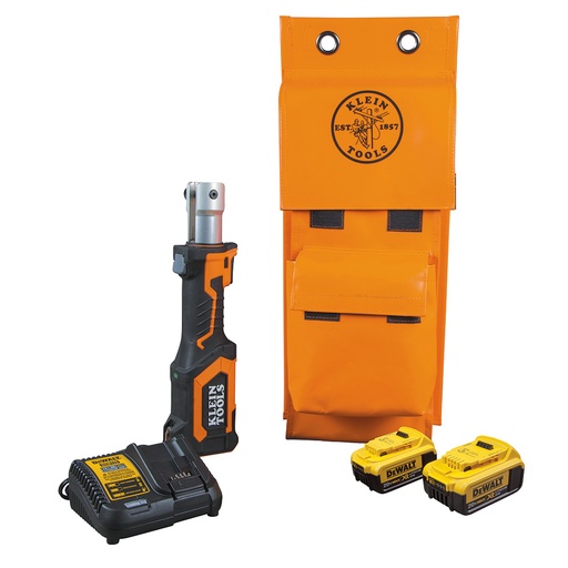 [KLN_BAT207T134H] Klein BAT207T134H Battery-Operated Cutter/Crimper, No Heads, 4 Ah